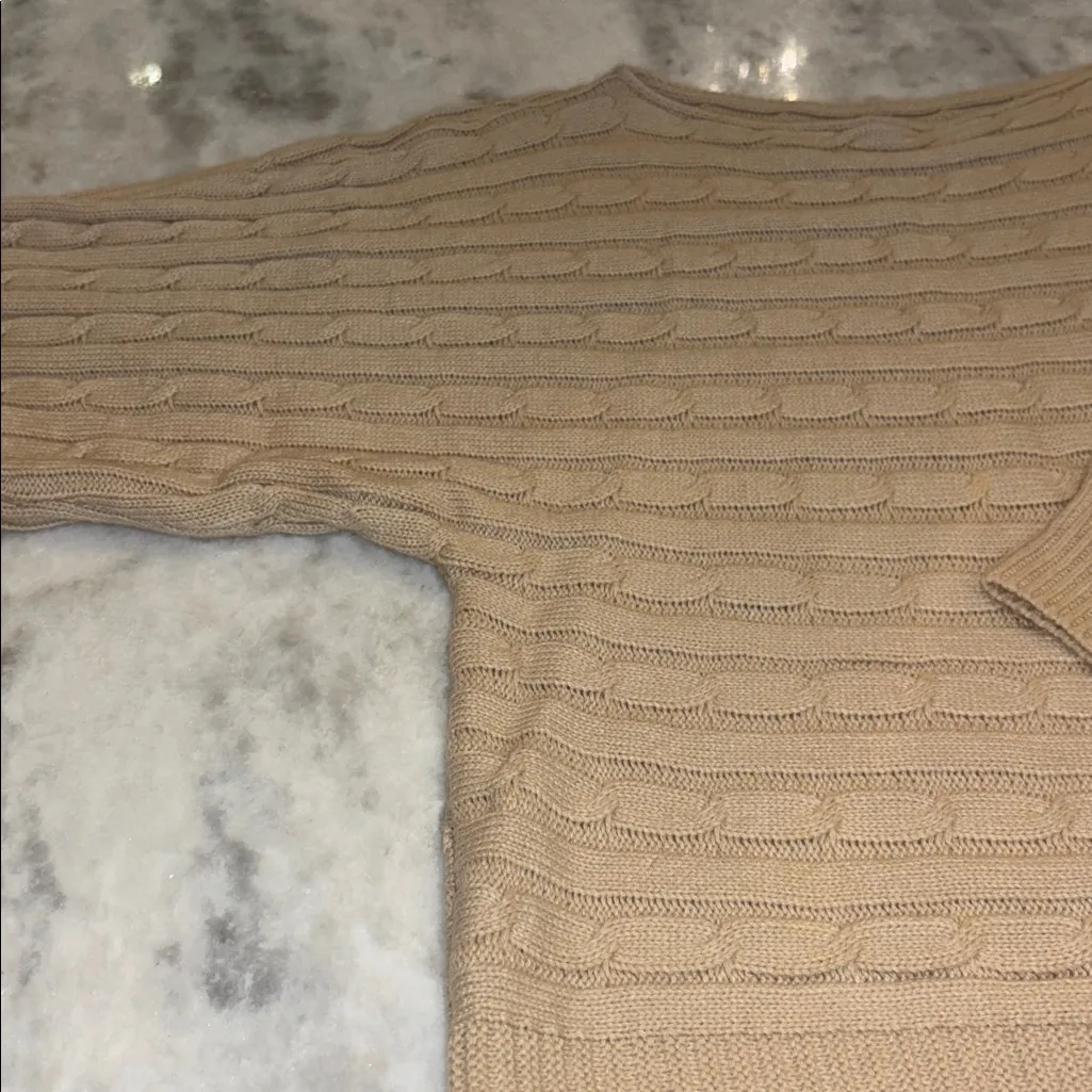 Amazon  Cable Knit Bat Wing Boat Neck Sweater - Image 4