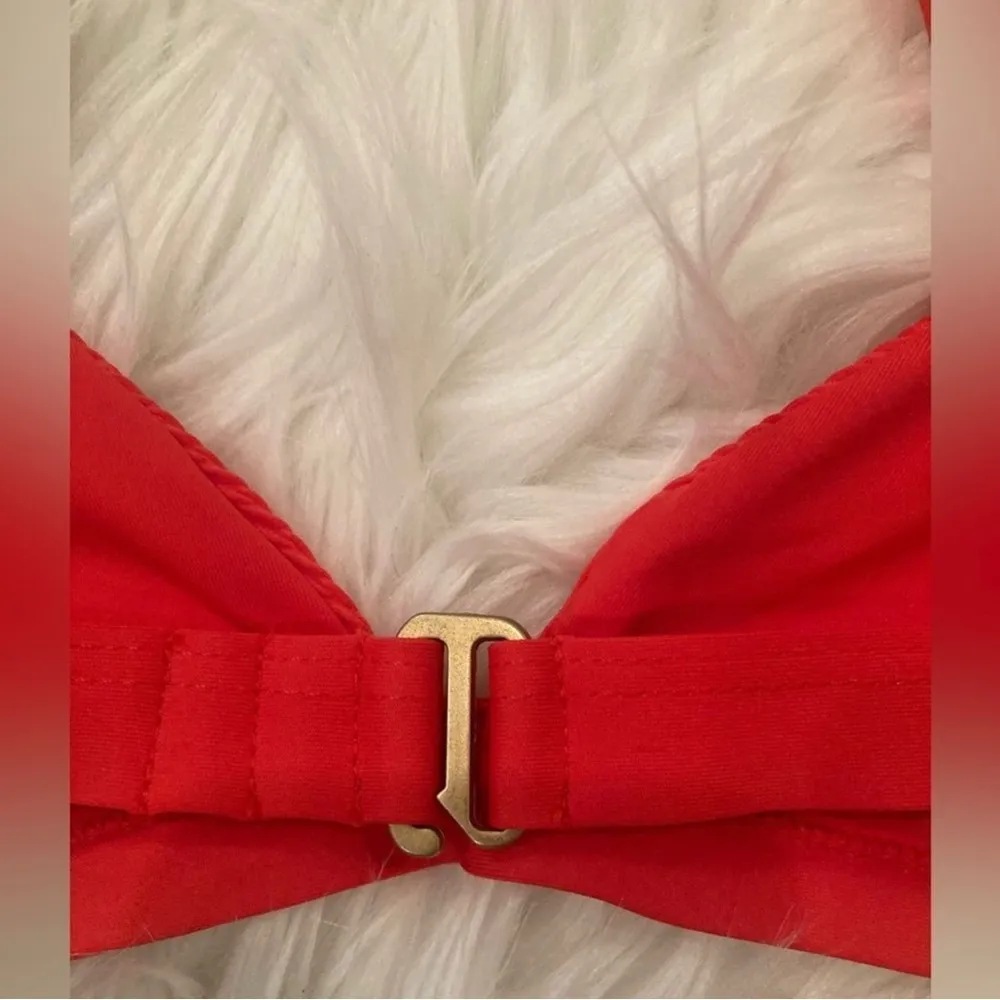 Vitamin A Red Bikini Top Size XL - Image 6