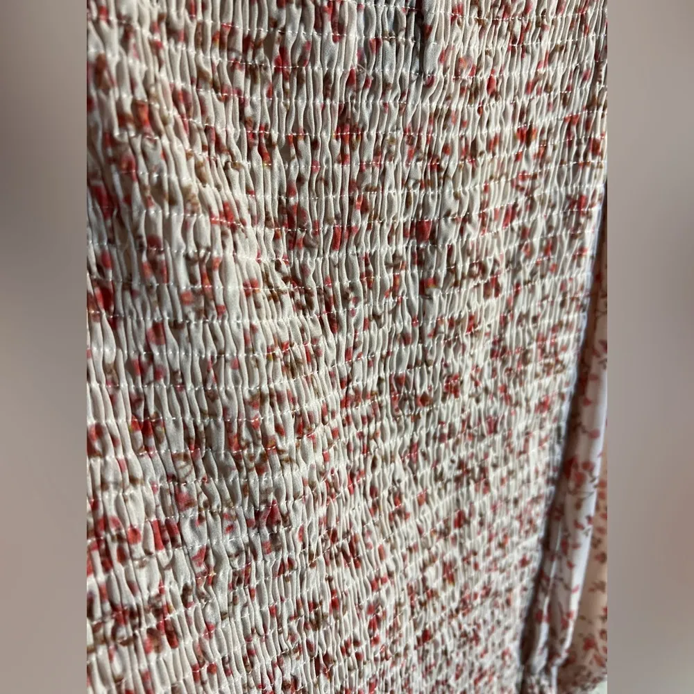 Princess Polly Pink Floral Ruched Long Sleeve Mini Dress summer party floral - Image 14