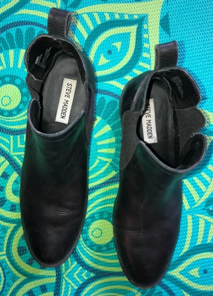 Steve Madden Black Booties - Image 2