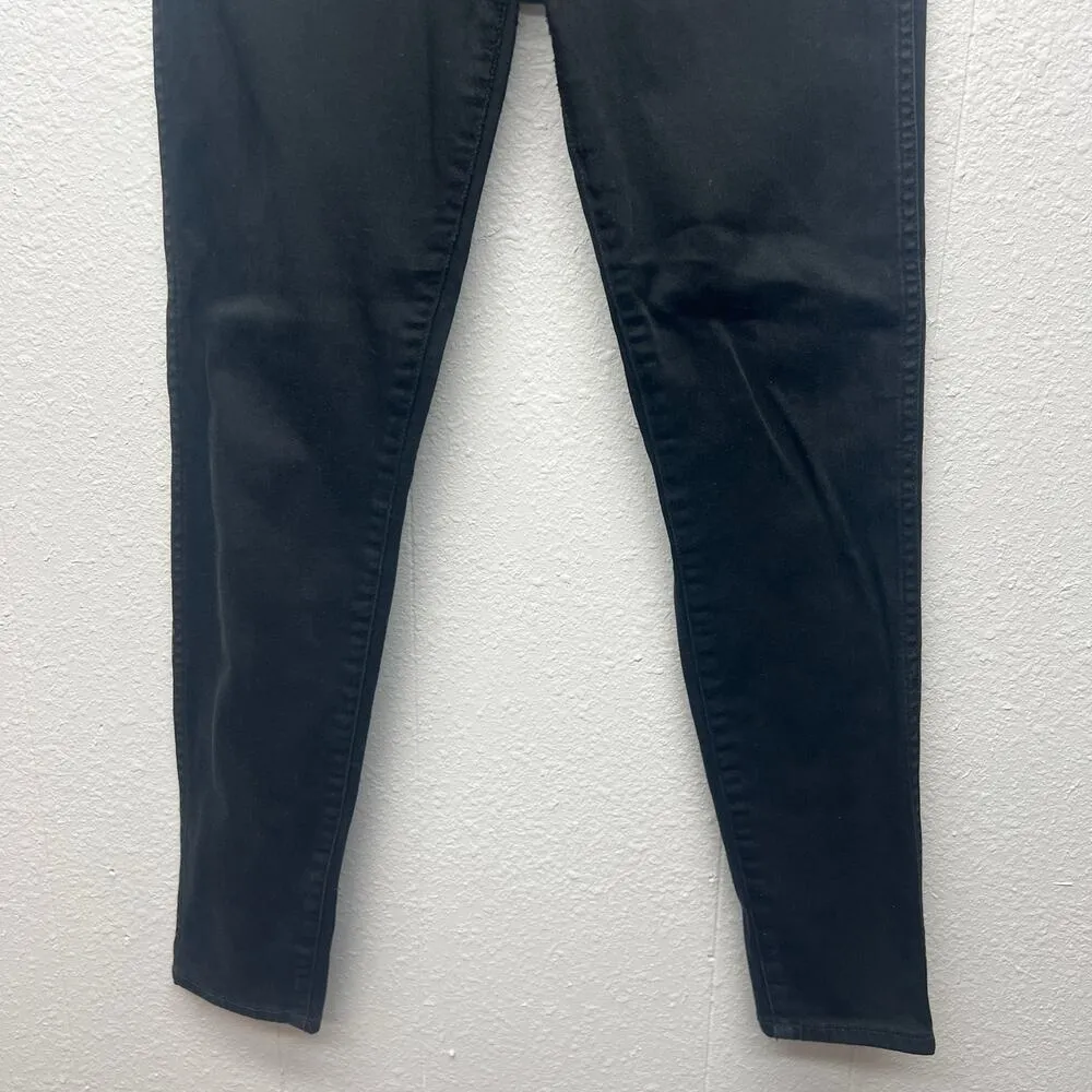 Madewell 10" High Rise Skinny Black Western Cowgirl Rodeo Jeans Womens Size 28 - Image 5