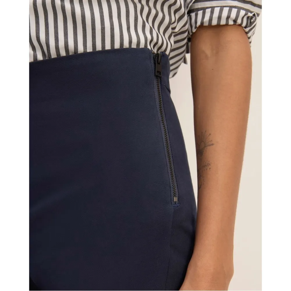 EVERLANE Blue The Bi-Stretch Work Pant - Image 4