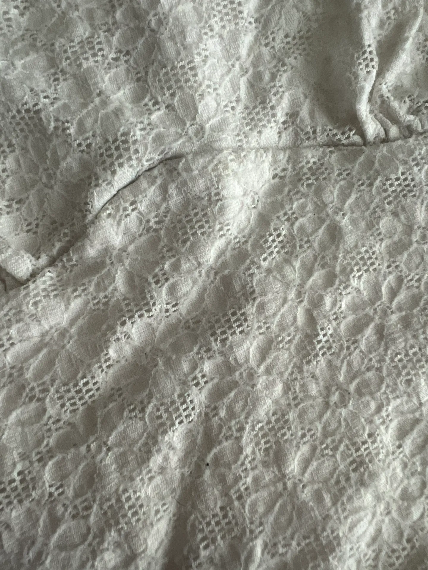 White Lace Flower Tank - Image 2