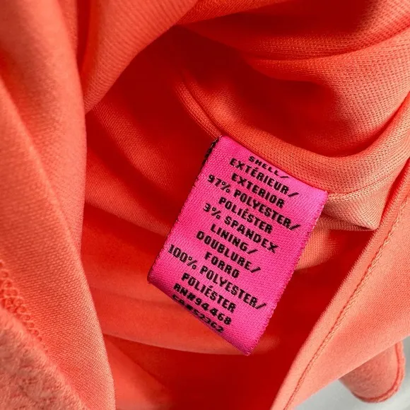 Betsey Johnson size 4 coral tangerine sleeveless fitted dress‎ - Image 5