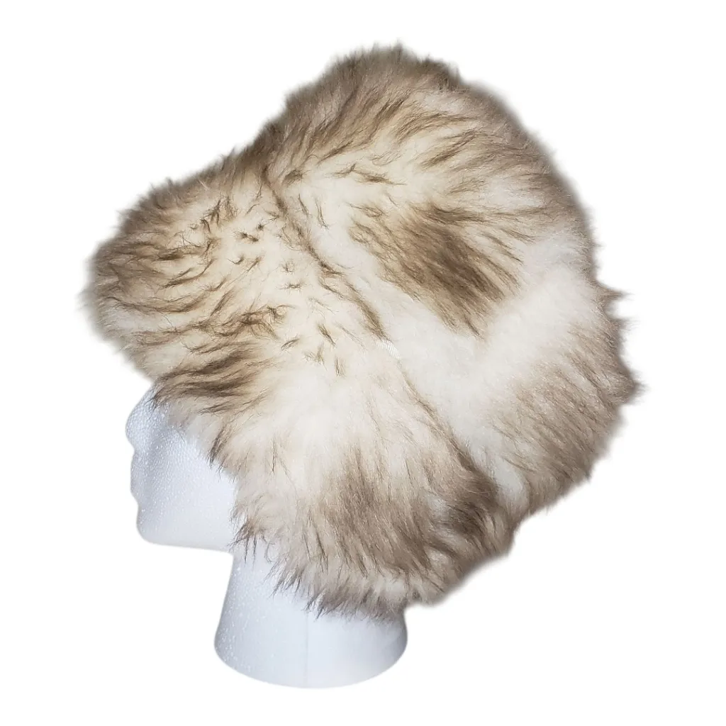 Vintage Fur Hat Brown - Image 4