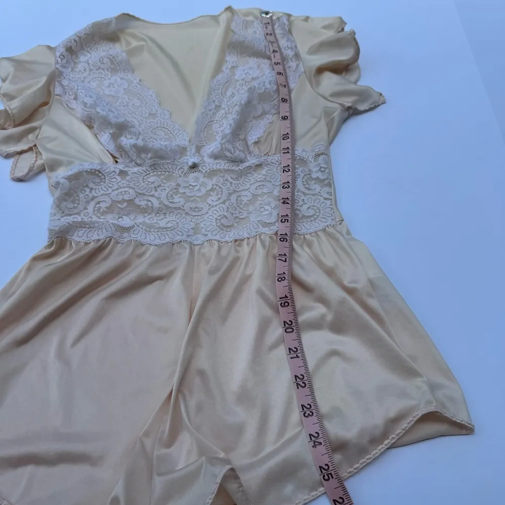 Vintage OLGA Lace Romper Lingerie XS - Image 7