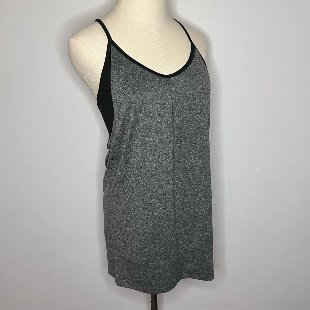 CHAMPION C9 Loose Fit Gray Racer Back Tank Top Built-In Sports Bra Small - Image 4