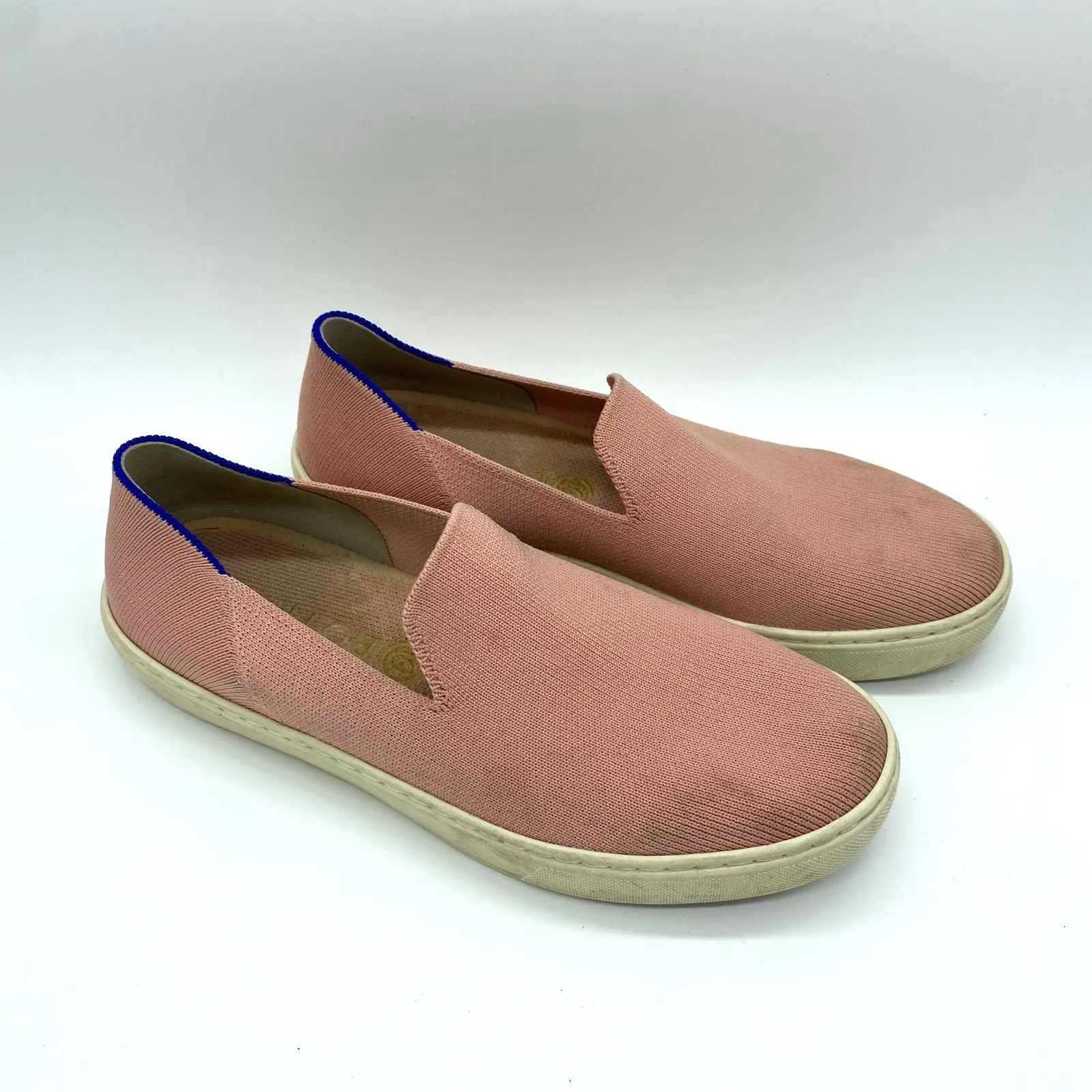 Rothy's Light Pink Original Slip-On Sneaker Comfort Shoes Preppy Women's size 7 - Image 2