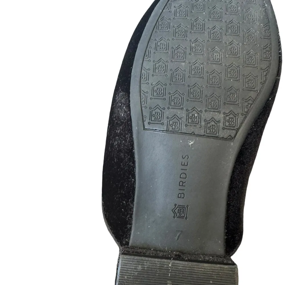 Birdies - The Phoebe Black Velvet Faux Slide Mule Sz 7 - Image 8