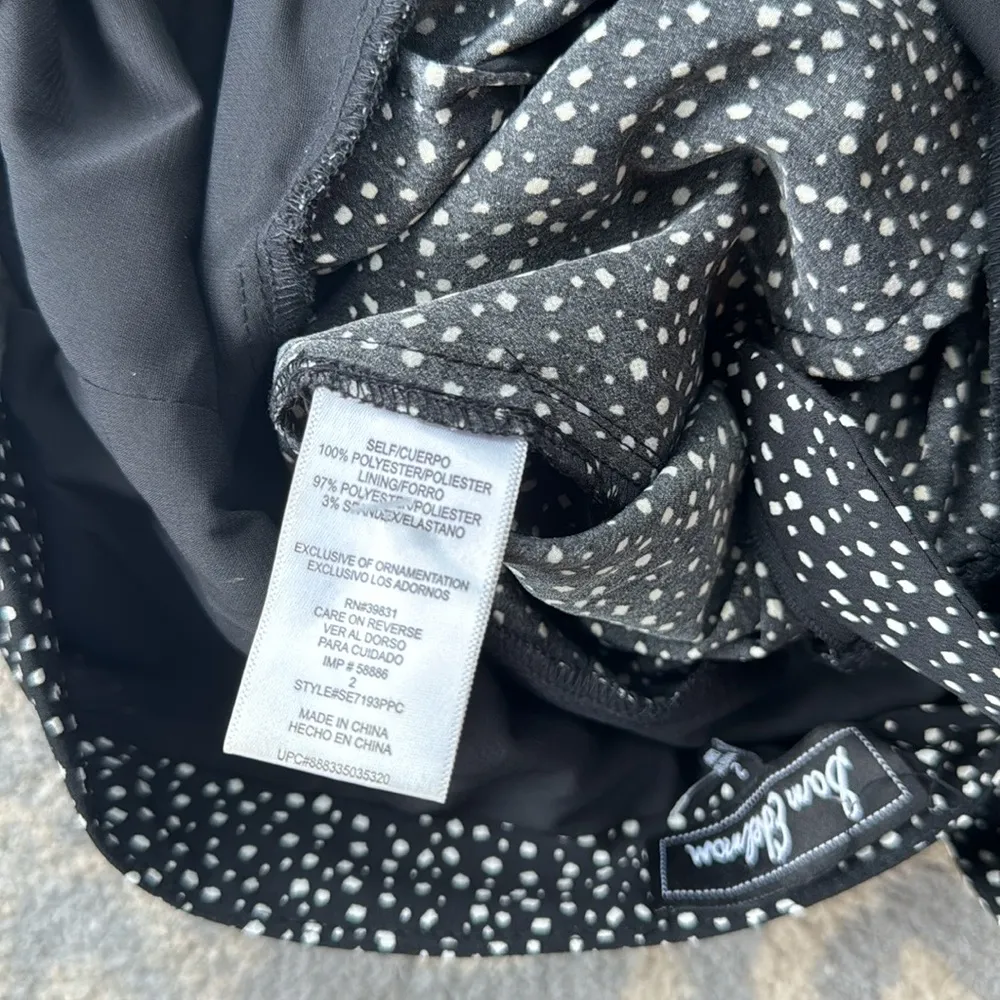 Sam Edelman The Back Jumpsuit Open Back Polka Dot Black 2 - Image 12