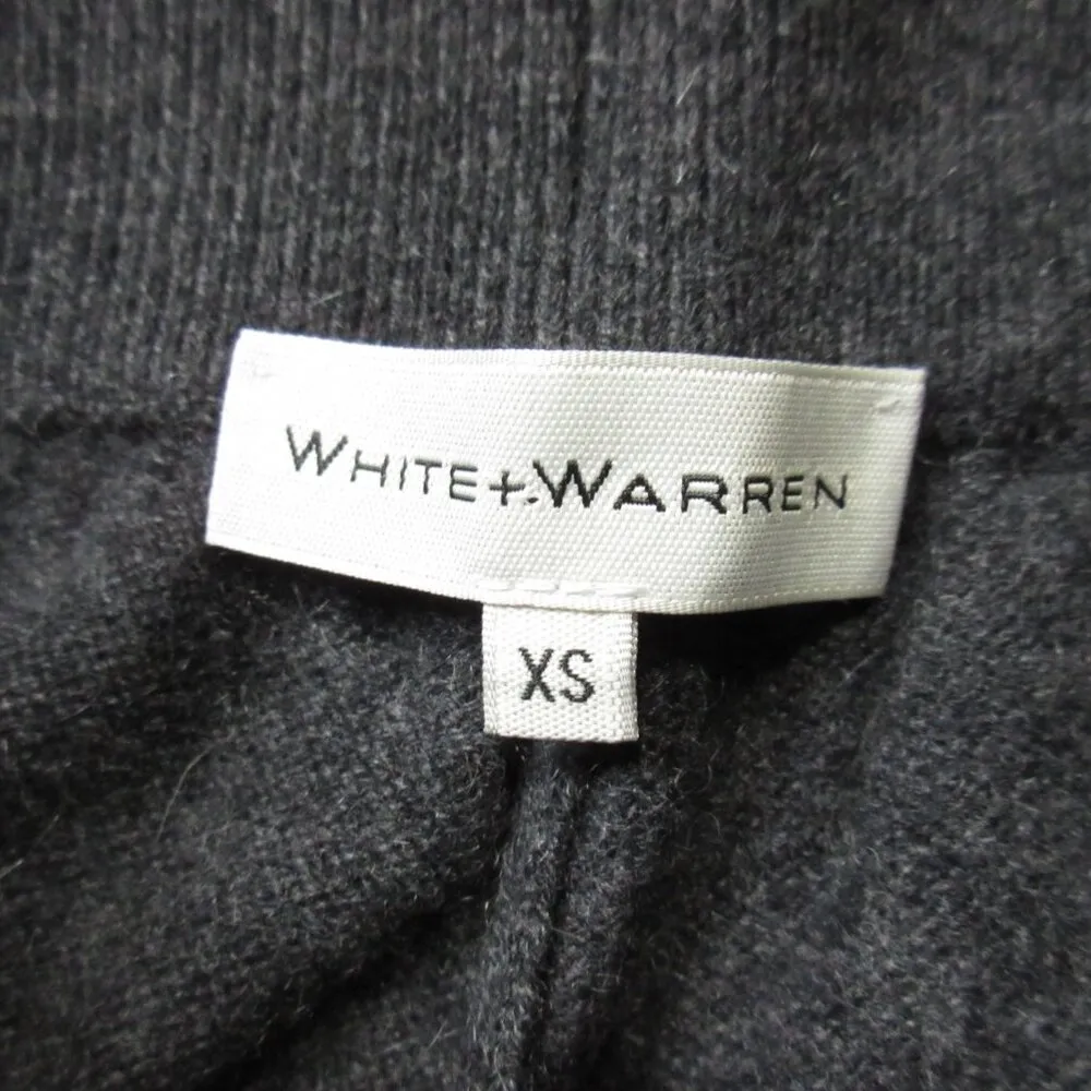 NWT White + Warren Lounge Pant in Charcoal Heather Gray Cashmere Knit Jogger XS - Image 4