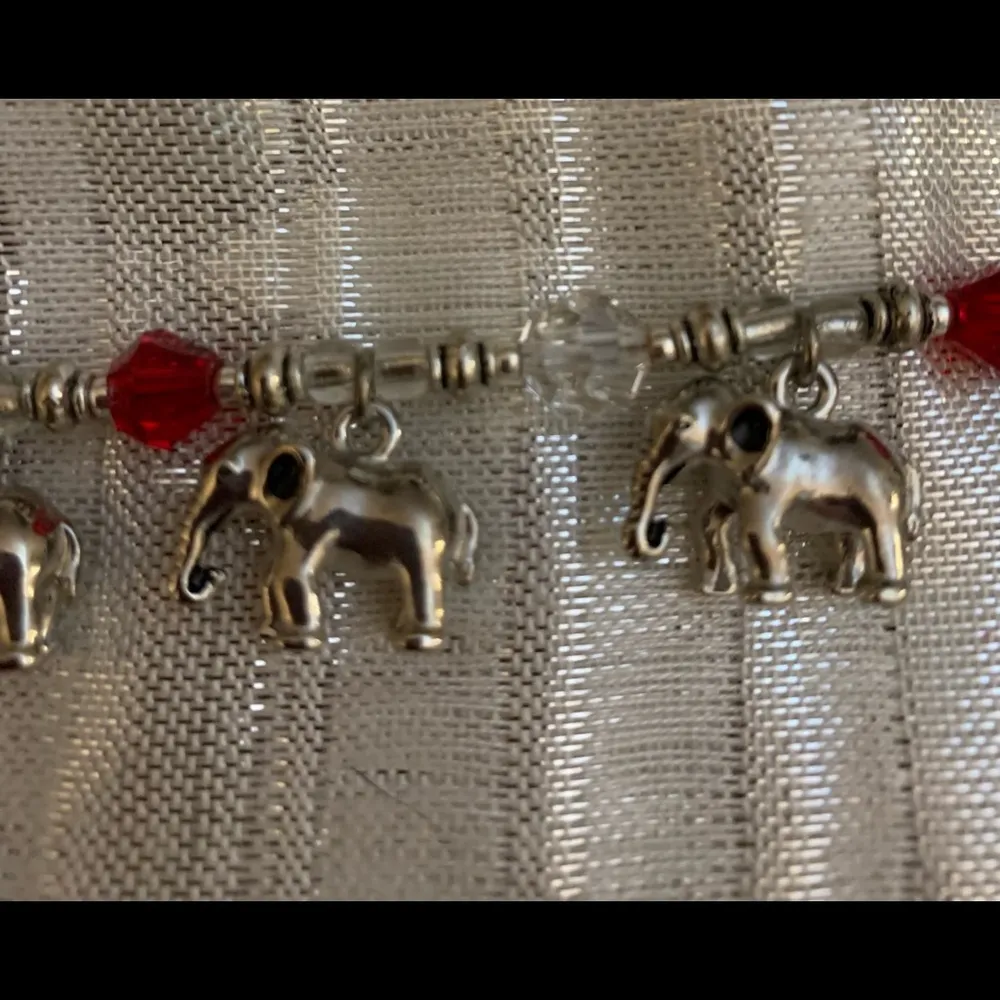 Alabama Crimson Tide elephant charm bracelet Red - Image 3