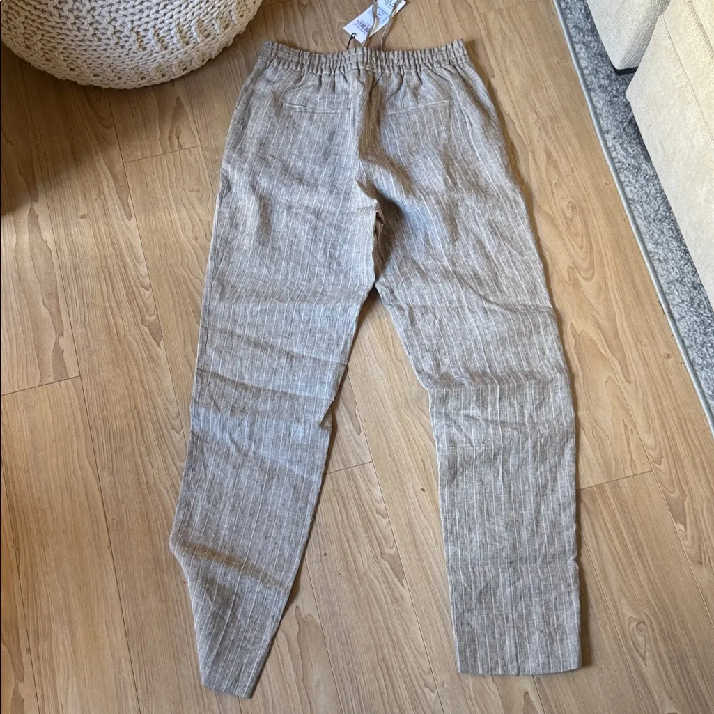 Gerard Darel Women's Gray Linen Chinos Size undefined - Image 4