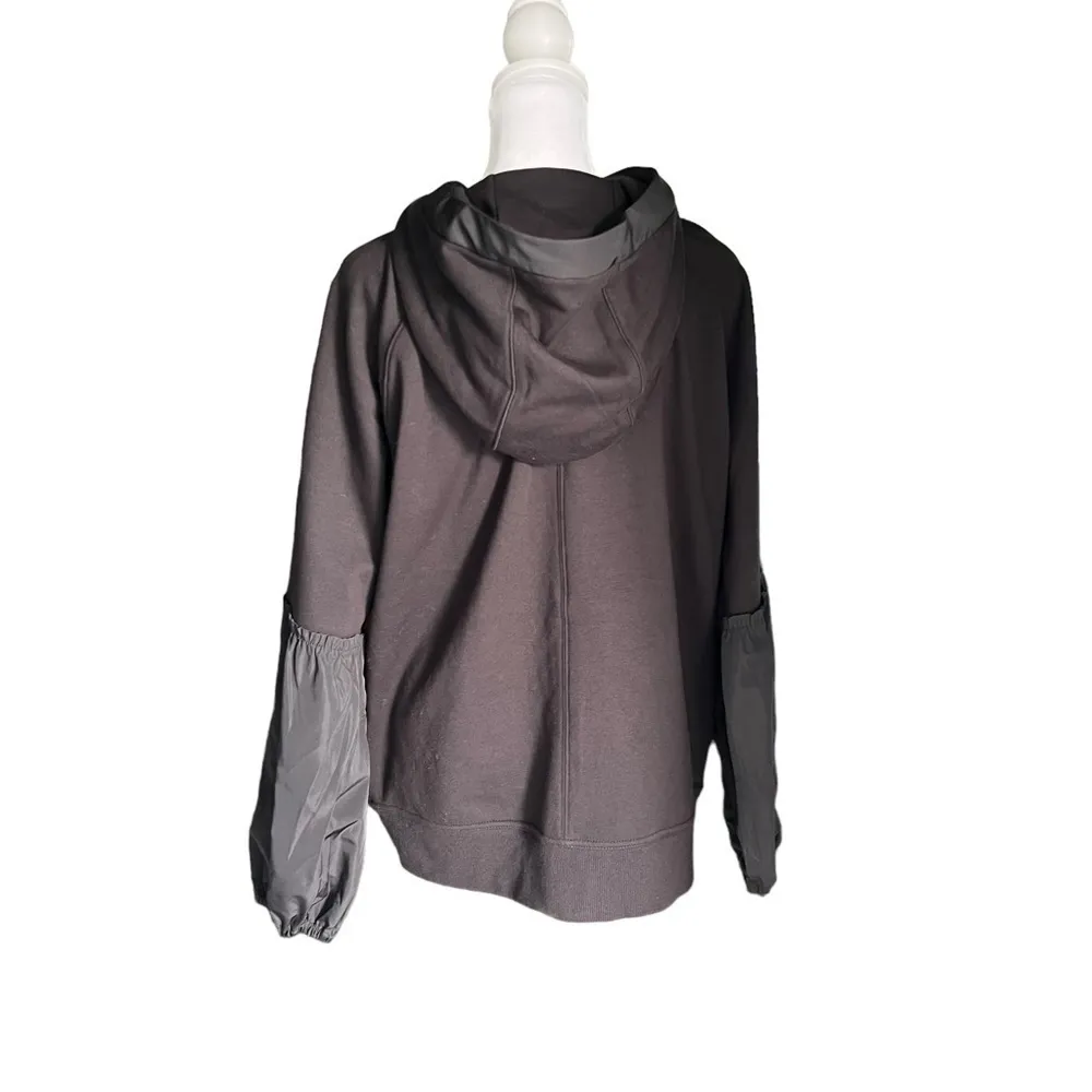 Athleta - On My Way Triumph Zip Up Hoodie Black Sz S - Image 7