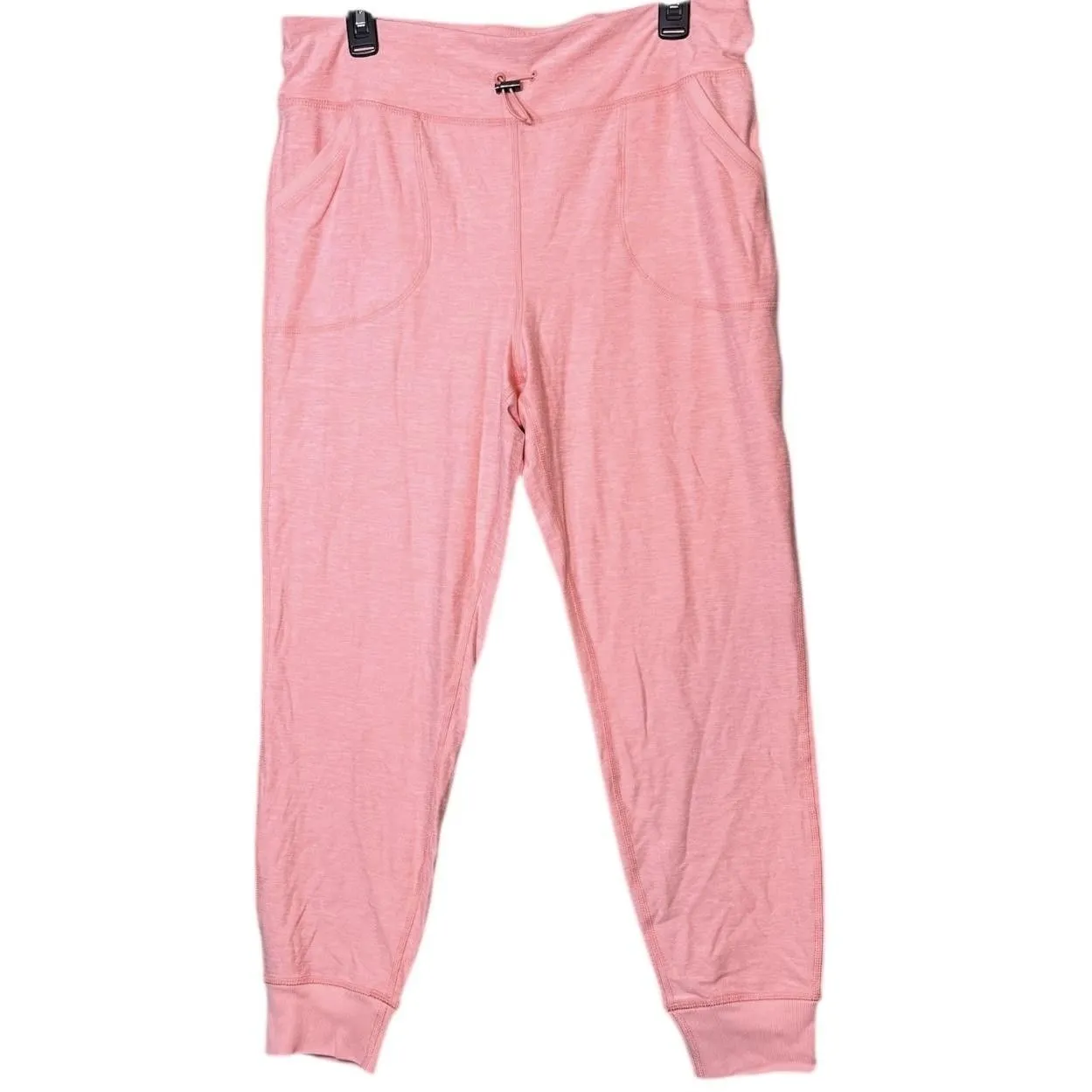 Nine West Active Pants Womens 1X Pink Jogger Sweatpants Drawstring Pockets - Image 11