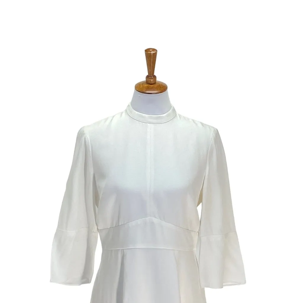 Reiss Midi Dress White Size 6 - Image 7