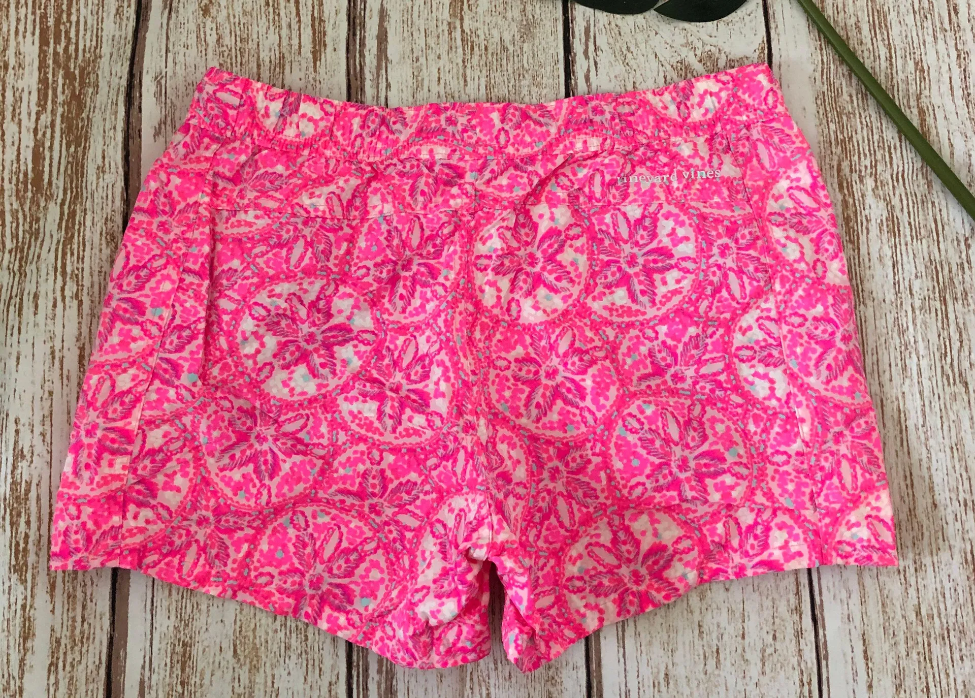 Performance Pink Printed Athletic Shorts - Image 5