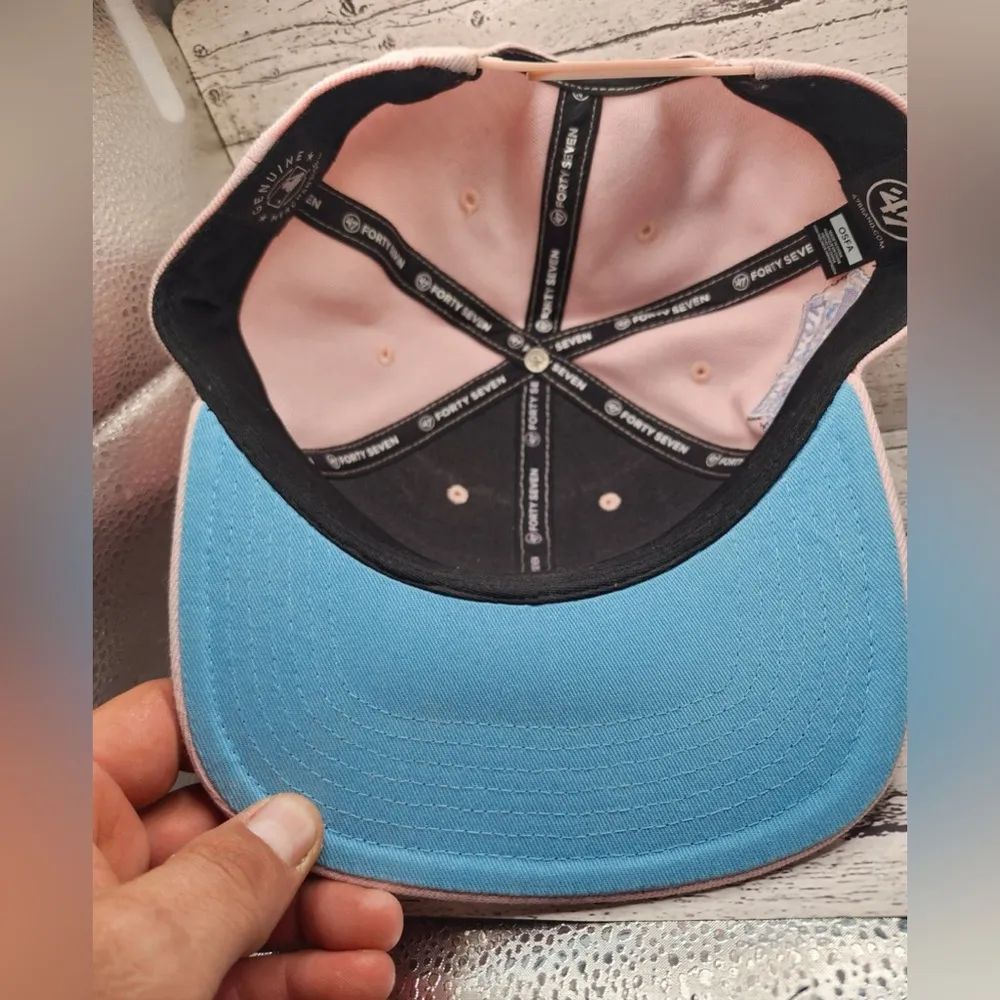 Pittsburgh Pirates pink 2006 all Star Game Snapback hat New Era 47 - Image 4