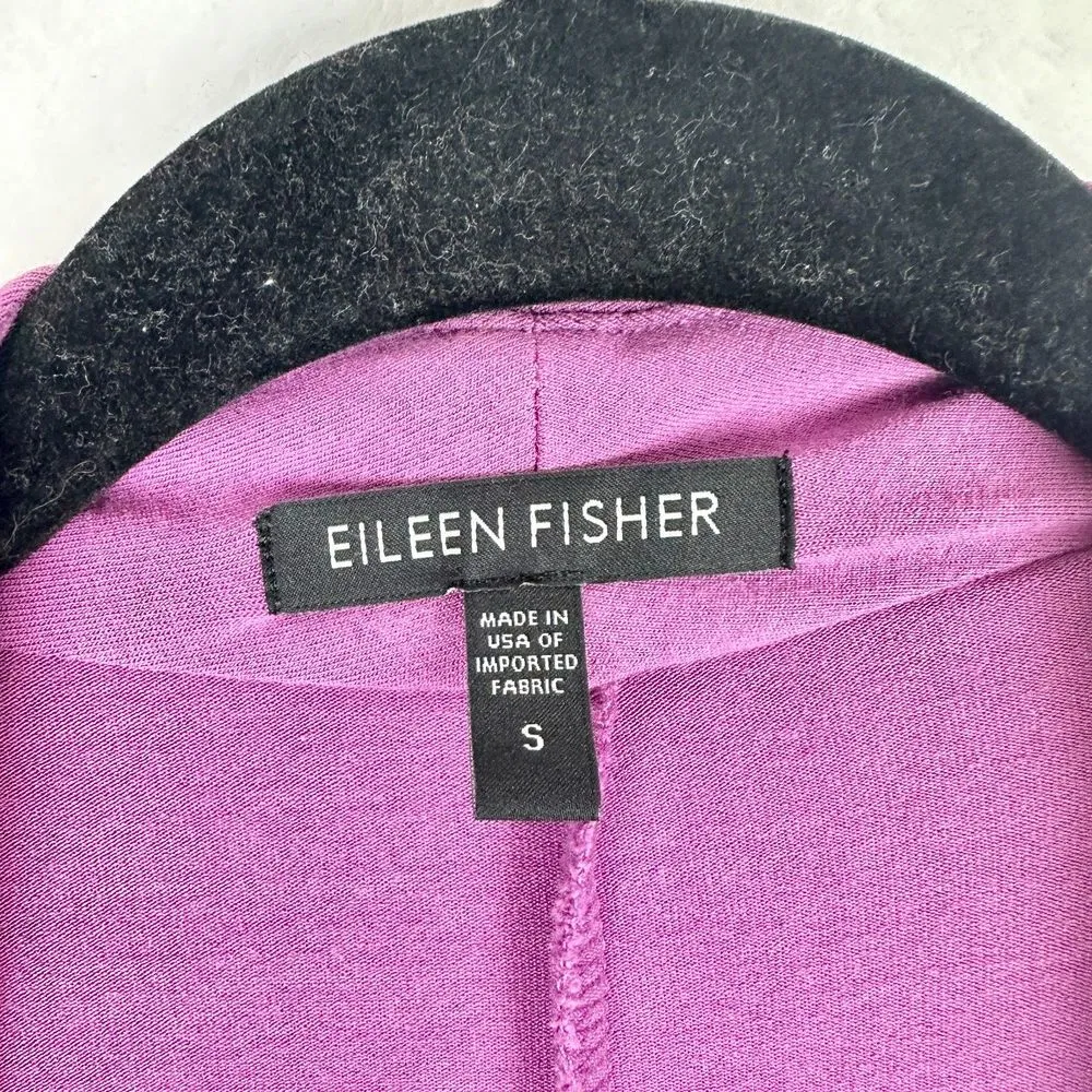 V-Neck Jersey Dress Size Small Stretch Short Sleeve Knee Length - Image 4