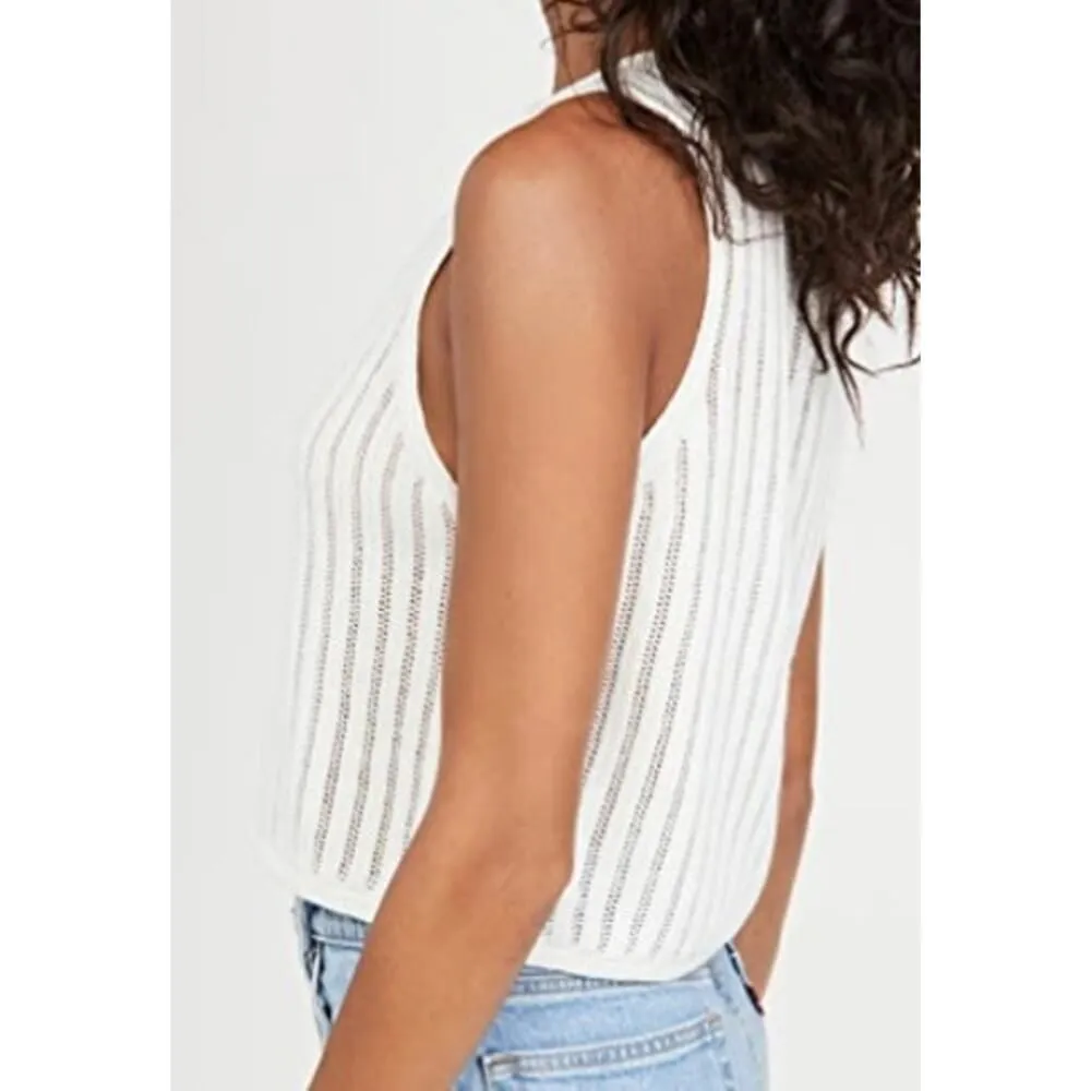 Alice + Olivia  Camera Crew Neck Relaxed Crop Tank Sz. XS - Image 2