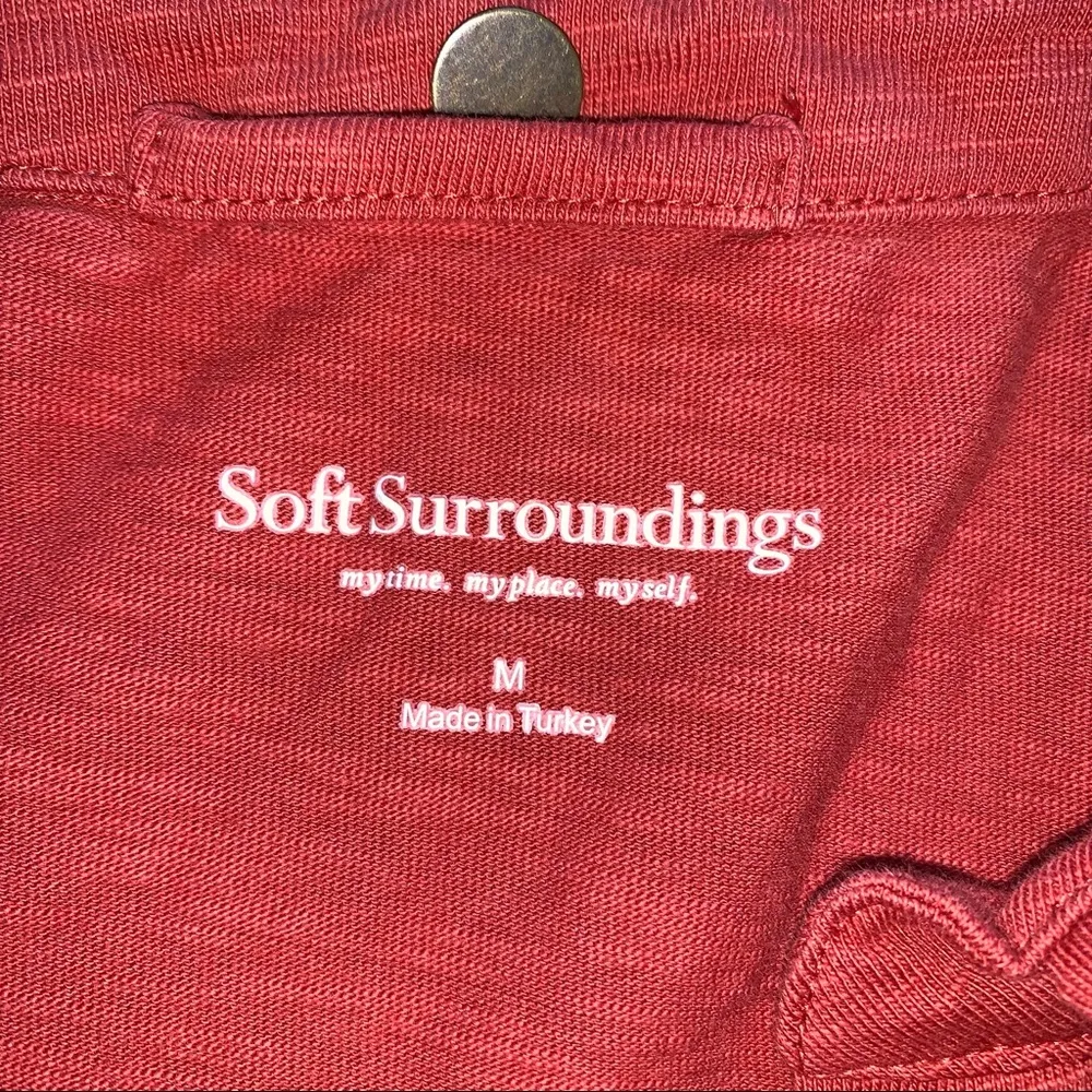 Soft Surroundings Fontana Dusty Cedar Dress size Medium - Image 6