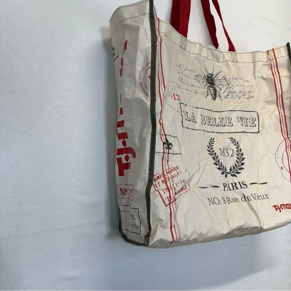 TJ Maxx Tj max reusable tote bag Paris graphic printed - Image 3