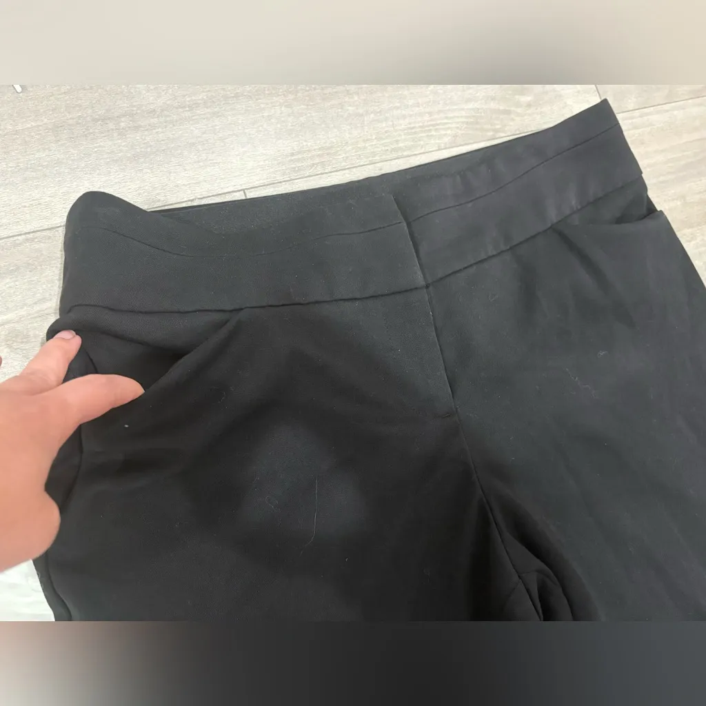 Maurices Black Straight Leg Pants Size 14 Reg - Image 4