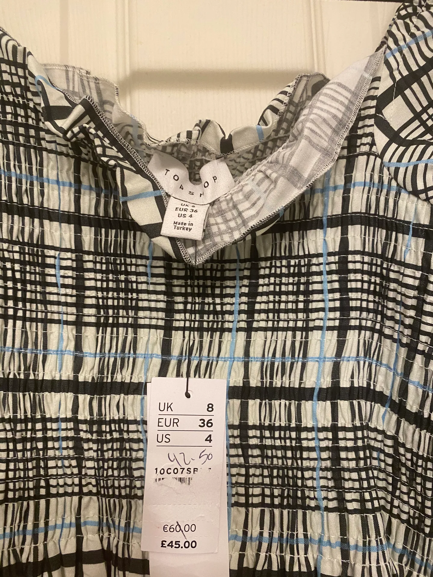 Topshop Plaid Midi Dress - Image 5