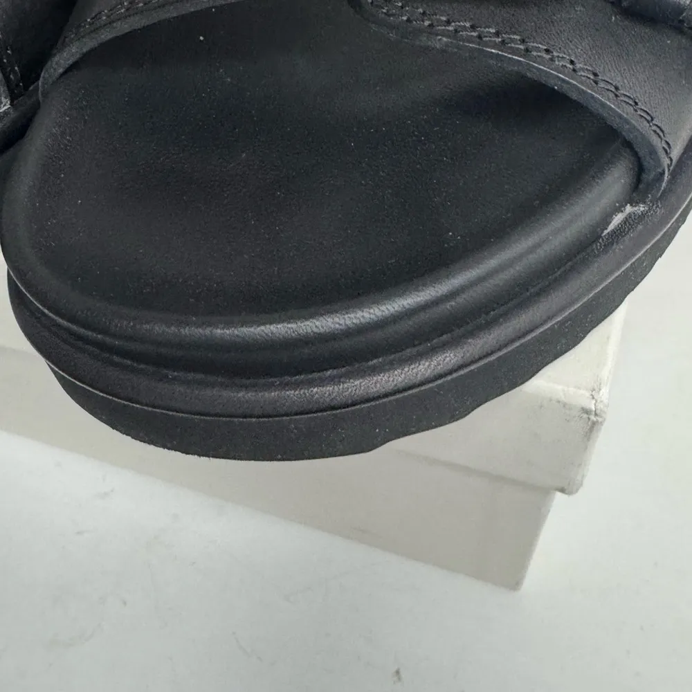 Chloe Nil Double-Strap Cowhide Mules In Black Color Size 40W. - Image 7