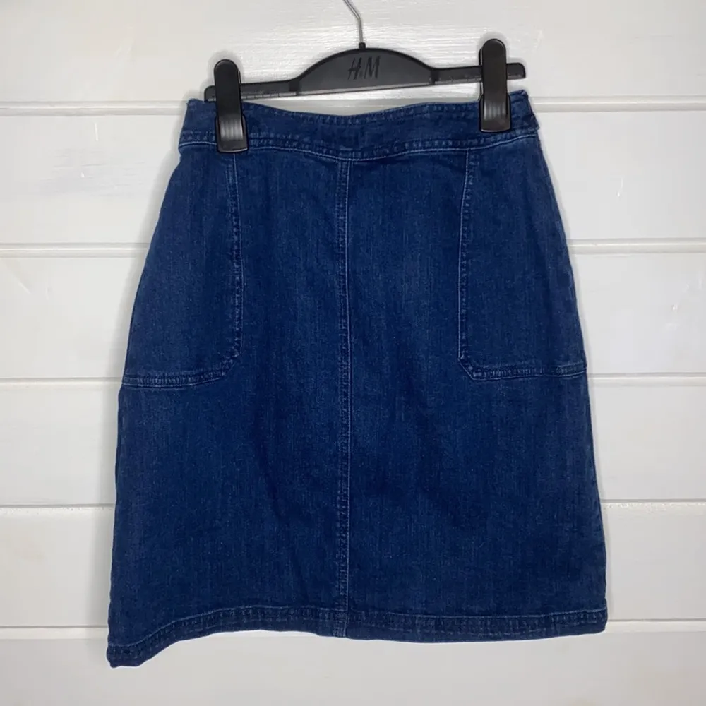 A New Day  Jean high waisted tie button up skirt - Image 7