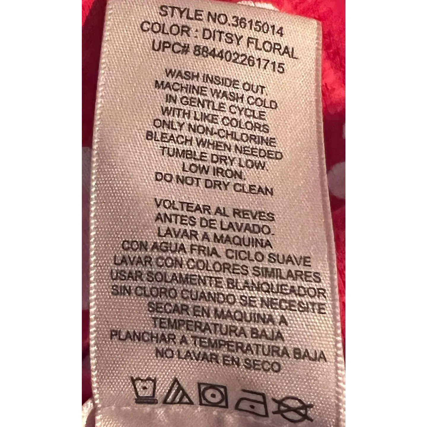 Philosophy‎ Women's Red White Top 100% Pima Cotton Size XL  23" Long x 21" PTP - Image 4