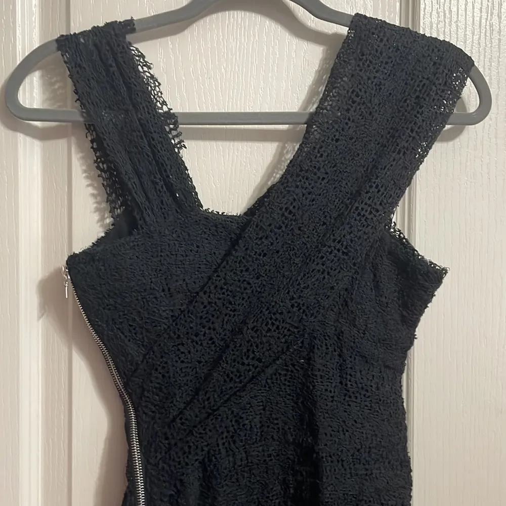 💙💖 Alexander Wang Black Spider Lace Bandage Dress - Image 3