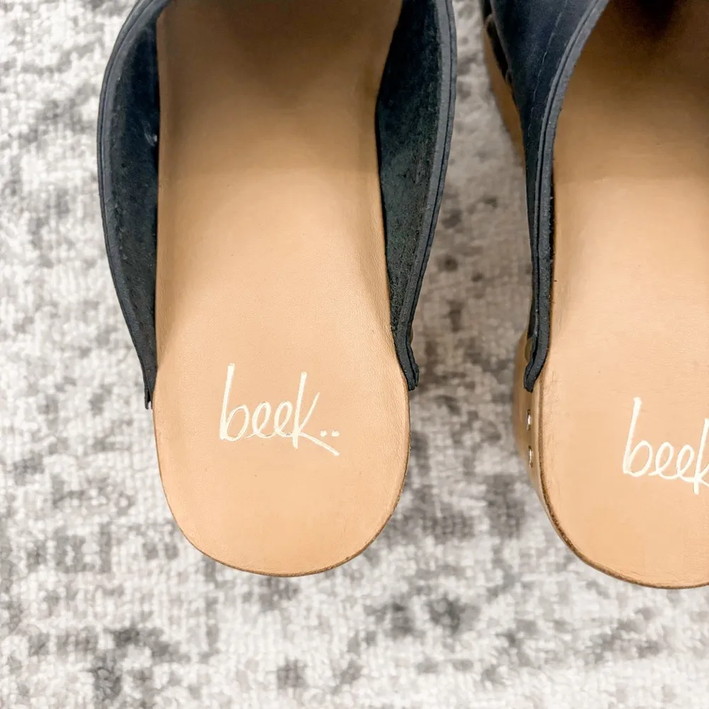 NEW Beek Woodpecker Leather Clog Black Size 9 - Image 12