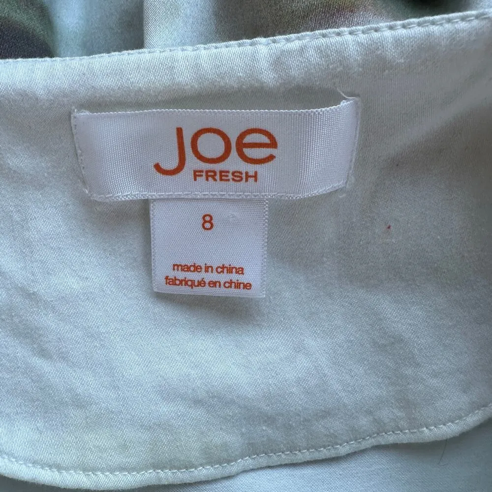 Joe Fresh Desert Landscape Sheath Dress SIze 8 Art to Wear Career Stretch Unique - Image 6