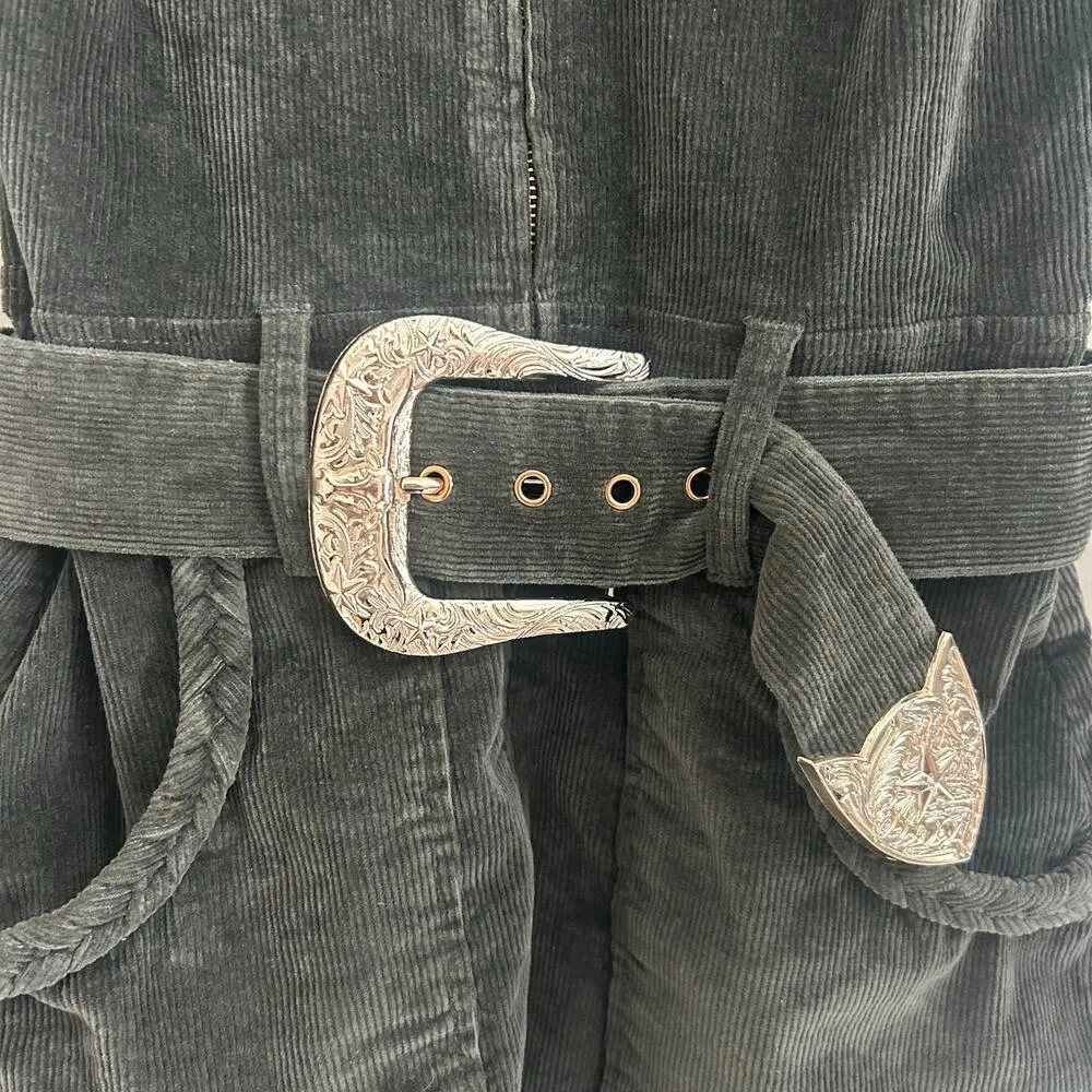 Show Me Your Mumu Outlaw Corduroy Dress Sz S - Image 7