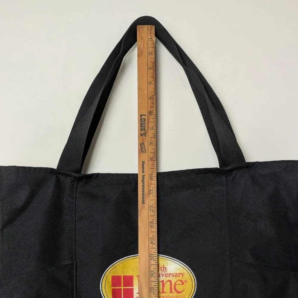 Lane Home Furnishings 90th Anniversary Tote Bag Vintage Y2K Black - Image 7