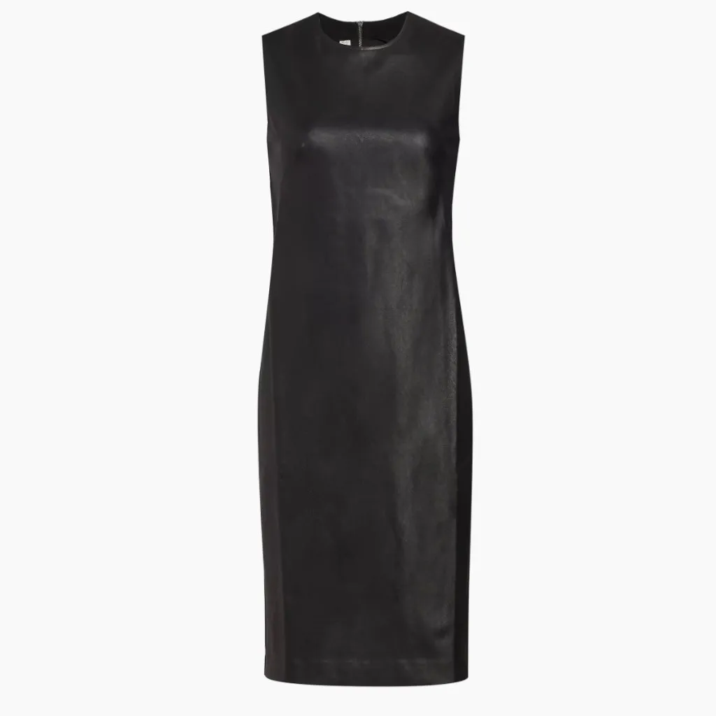 Spanx NWT : Leather-Like Combo Fitted Dress - 20393R - Image 8