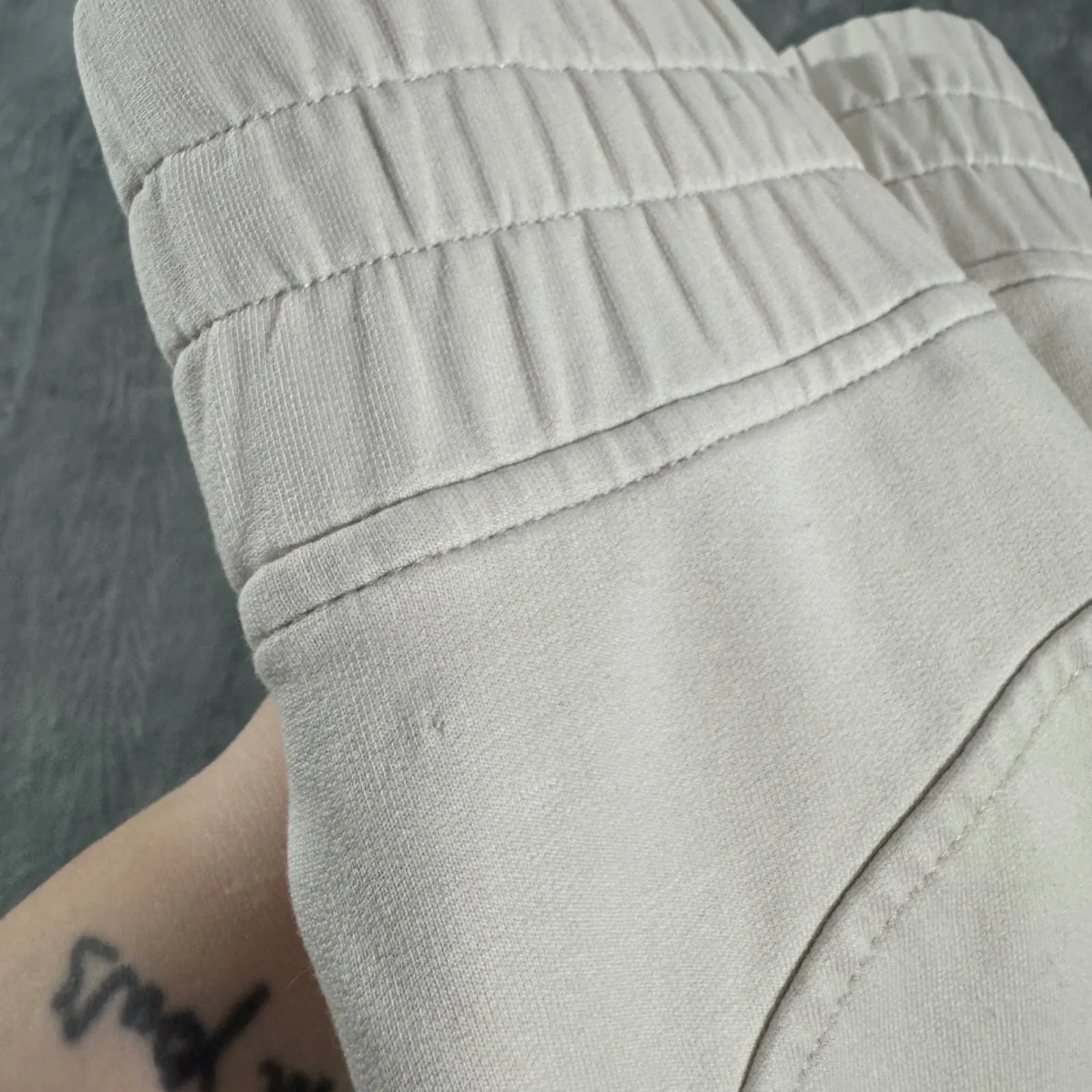 Zestt Million Miles Wide Leg Pant Elastic Waist Drawstring Beige LP Size undefined - Image 11