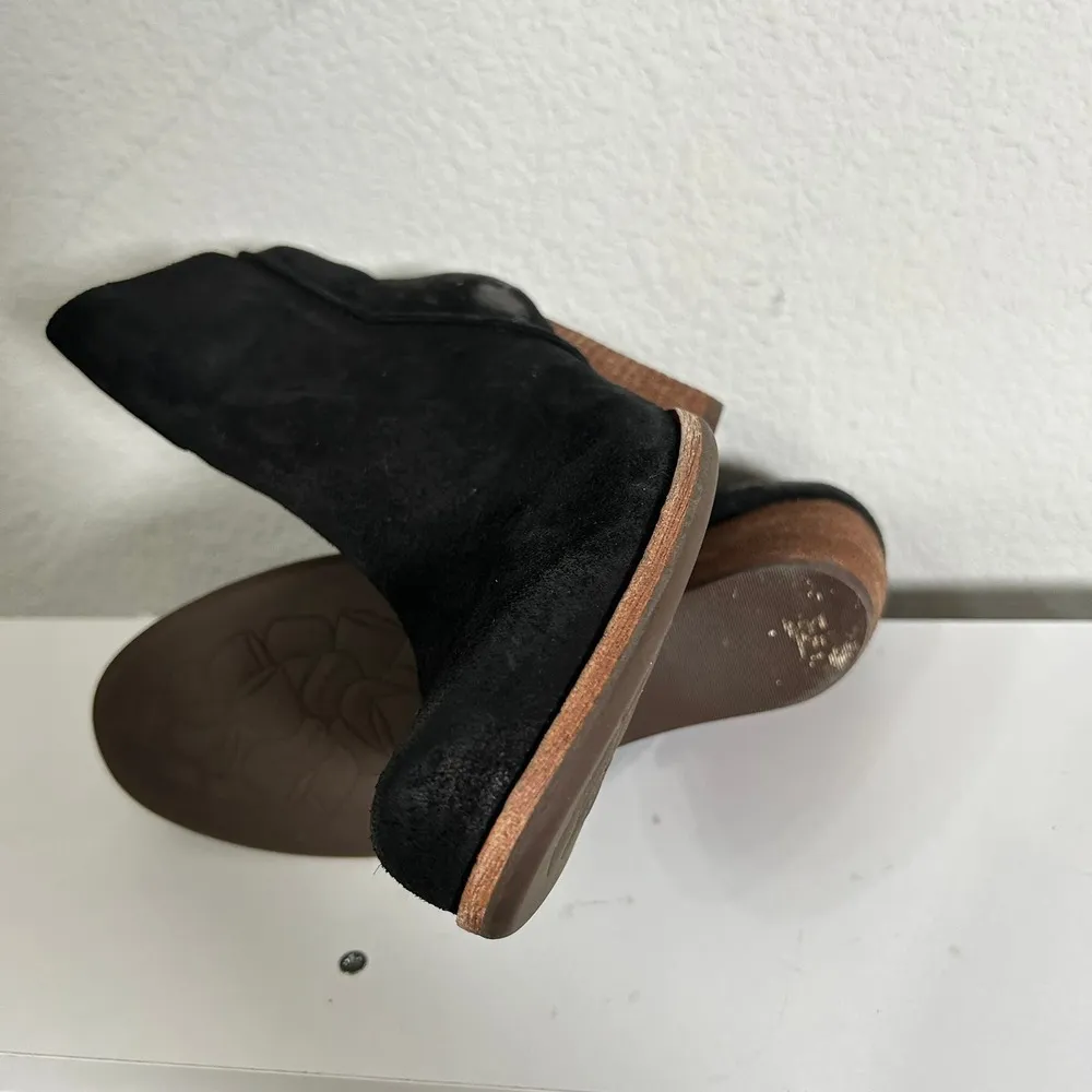 Korkease Sculpted Stacked Wedge Black Bootie Natalya Size 9 $190.00 - Image 9