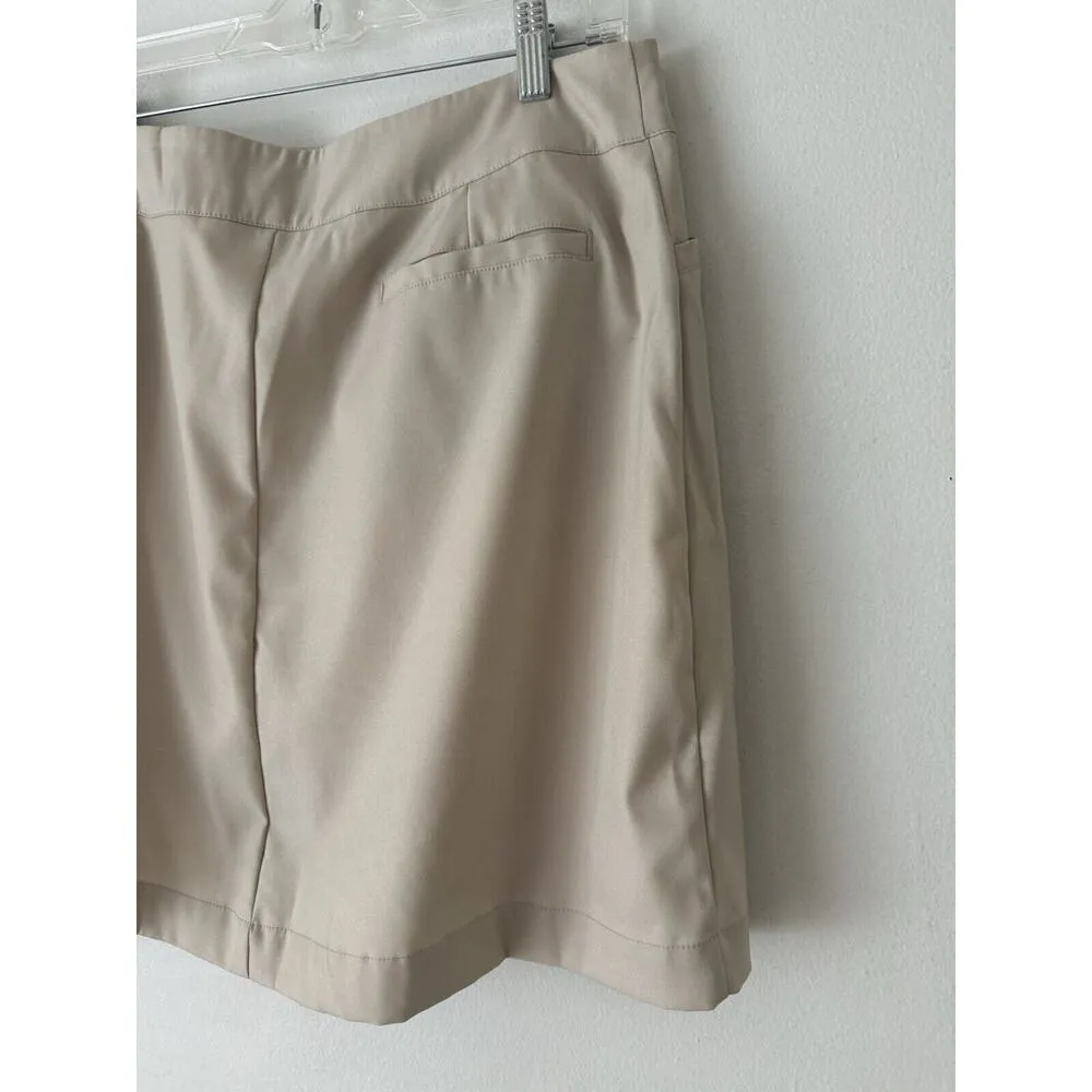 Tail White Label Khaki Golf Skort Women’s Size 14 Modest Minimalist Skirt - Image 4