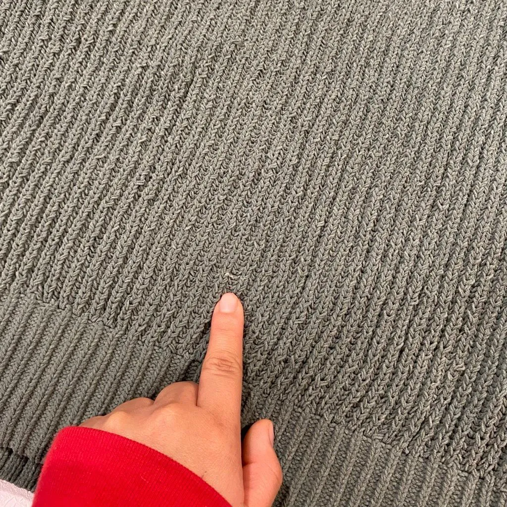 Aerie  Green Chunky Knit Collared Sweater Oversized Size L - Image 9