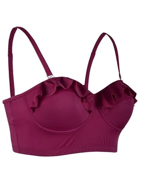 Amazon Halter Ruffle Bikini Top - Image 3