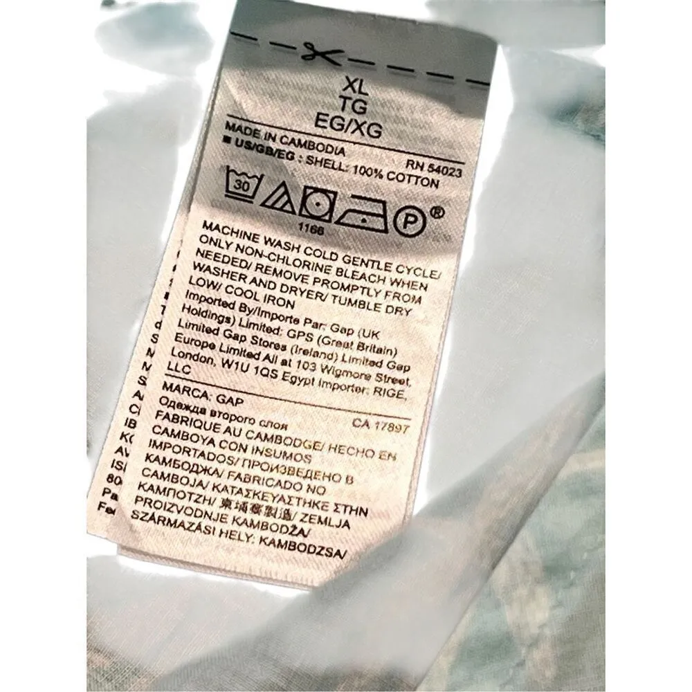 GAP tunic blouse boyfriend fit size XL - Image 8