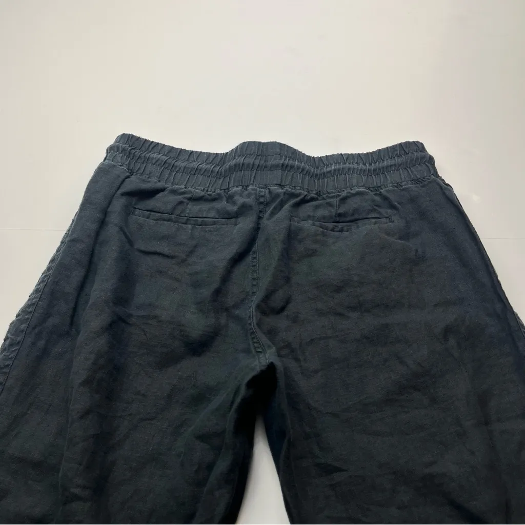 Athleta Cabo Linen Jogger Womens Size 10 Tall Black Style#‎ 530642 Coastal Pant - Image 14