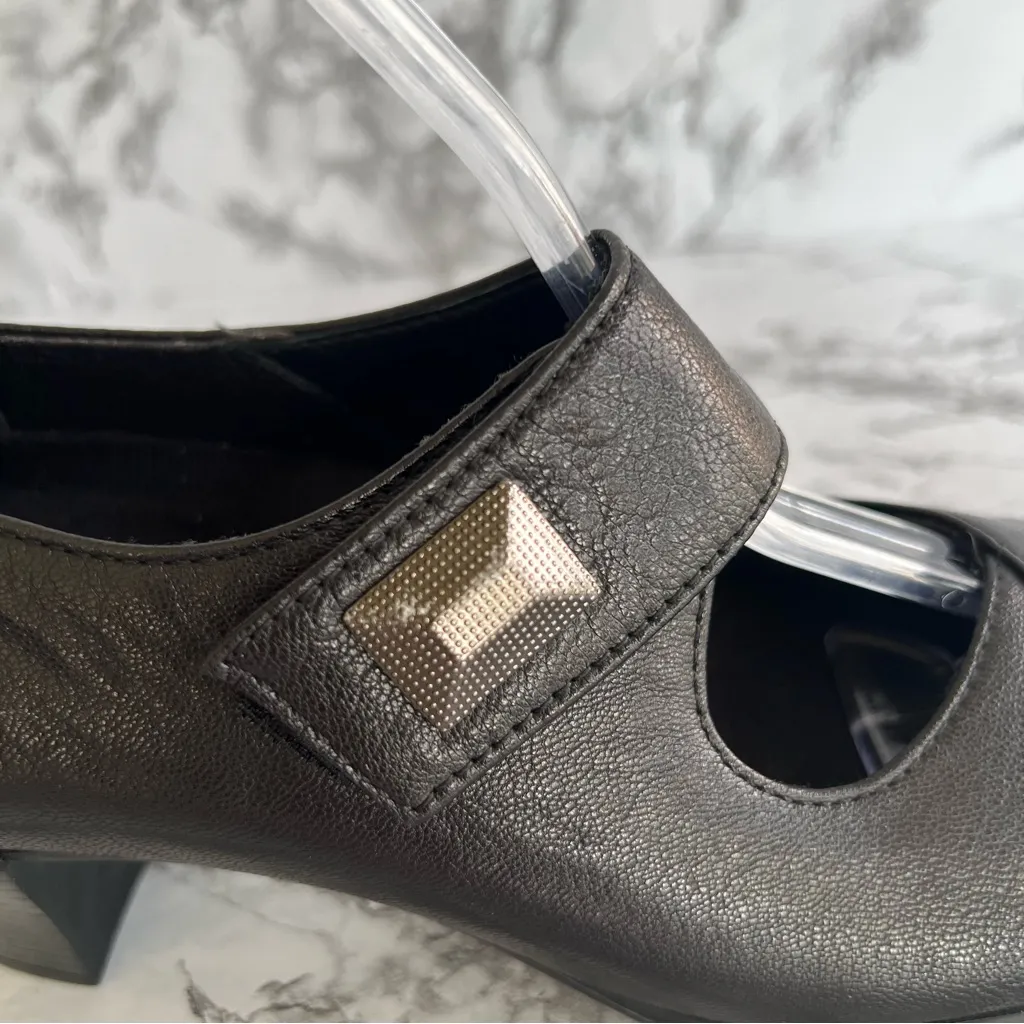 Munro Leann Black Mary Jane Super Slim Pumps 8.5 AAAA narrow - Image 9