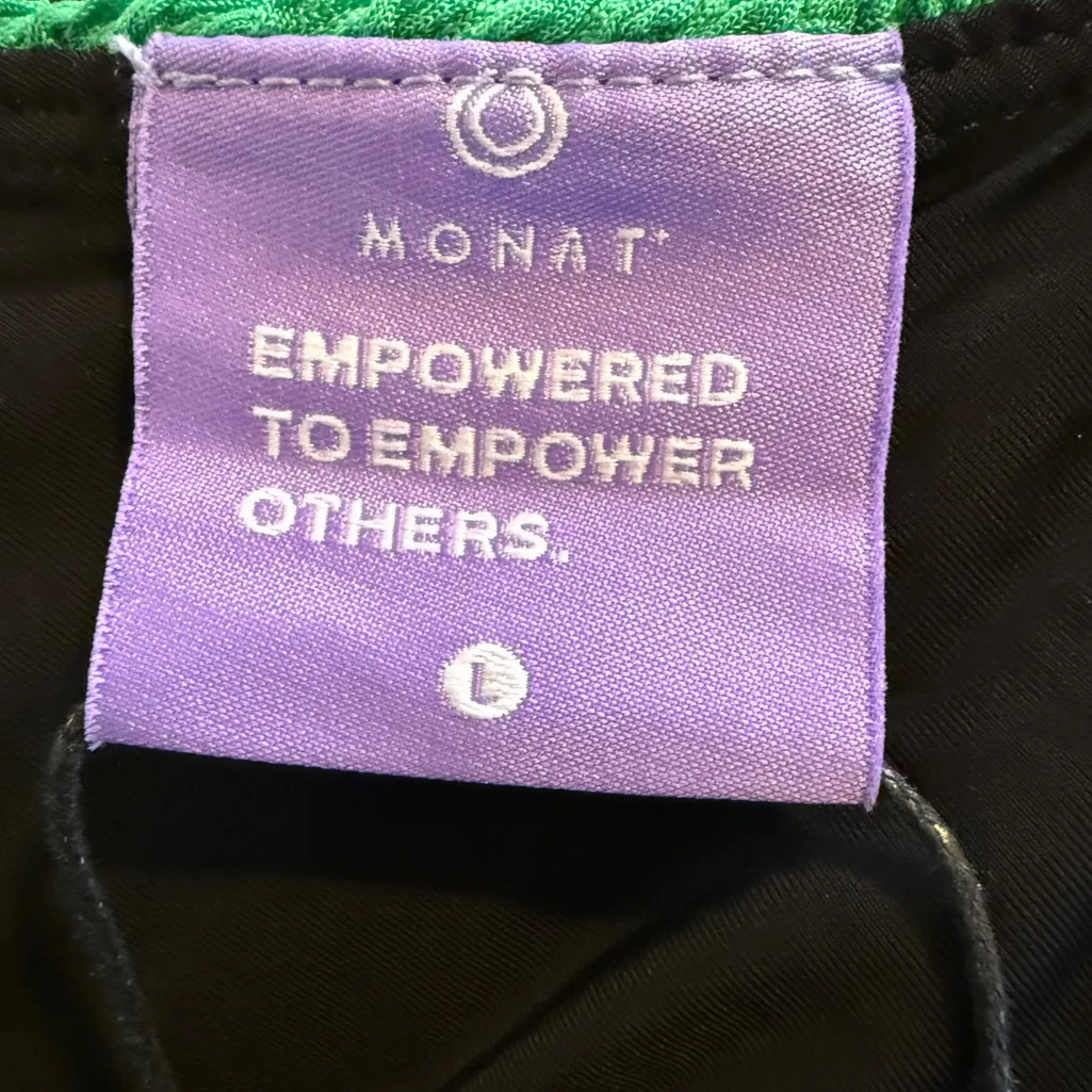 NWT Monat Gear Monat Long Sleeve Green Bodysuit Women’s Size Large - Image 9