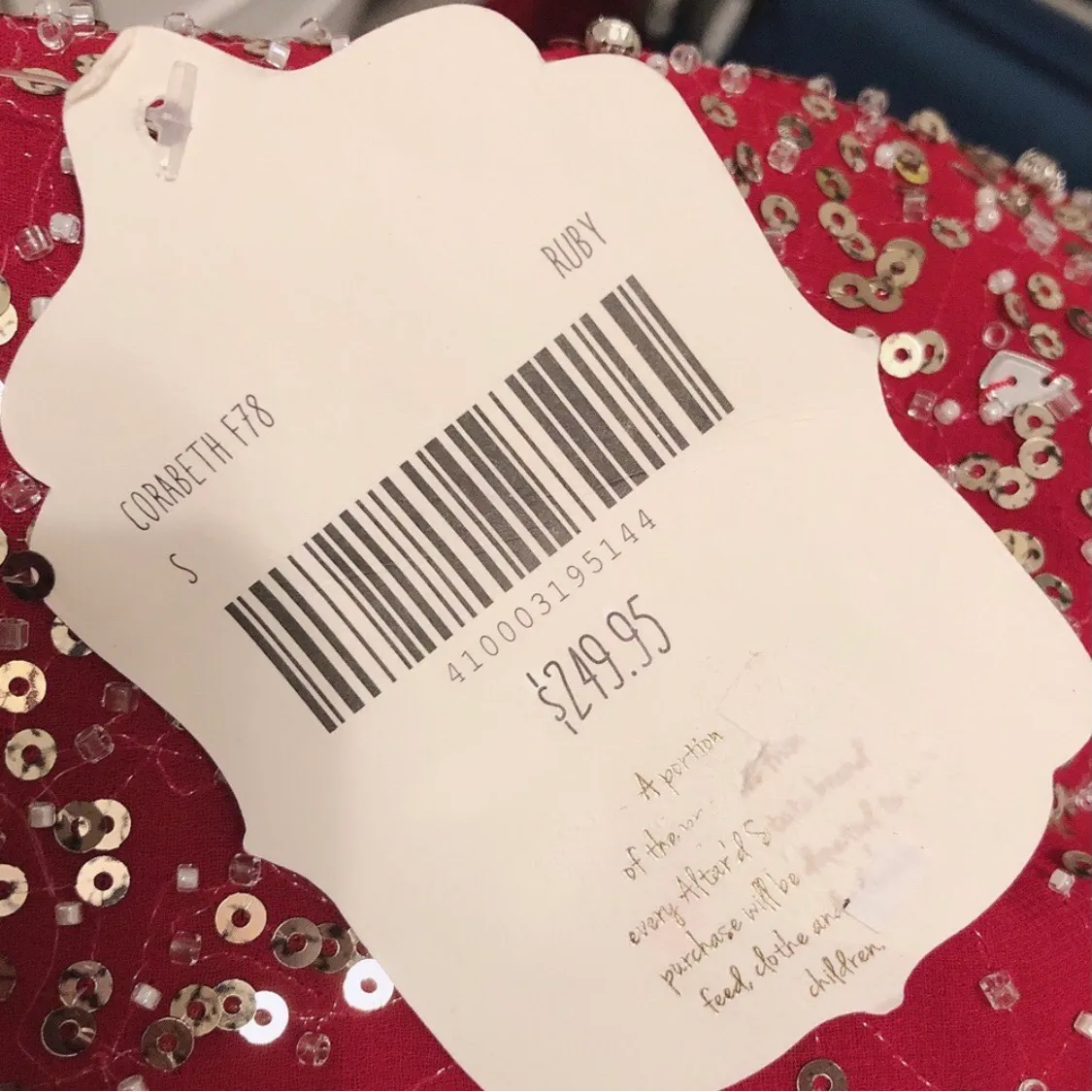 ALTAR’D STATE RED COCKTAIL DRESS SIZE L NWT $249.95 - Image 6