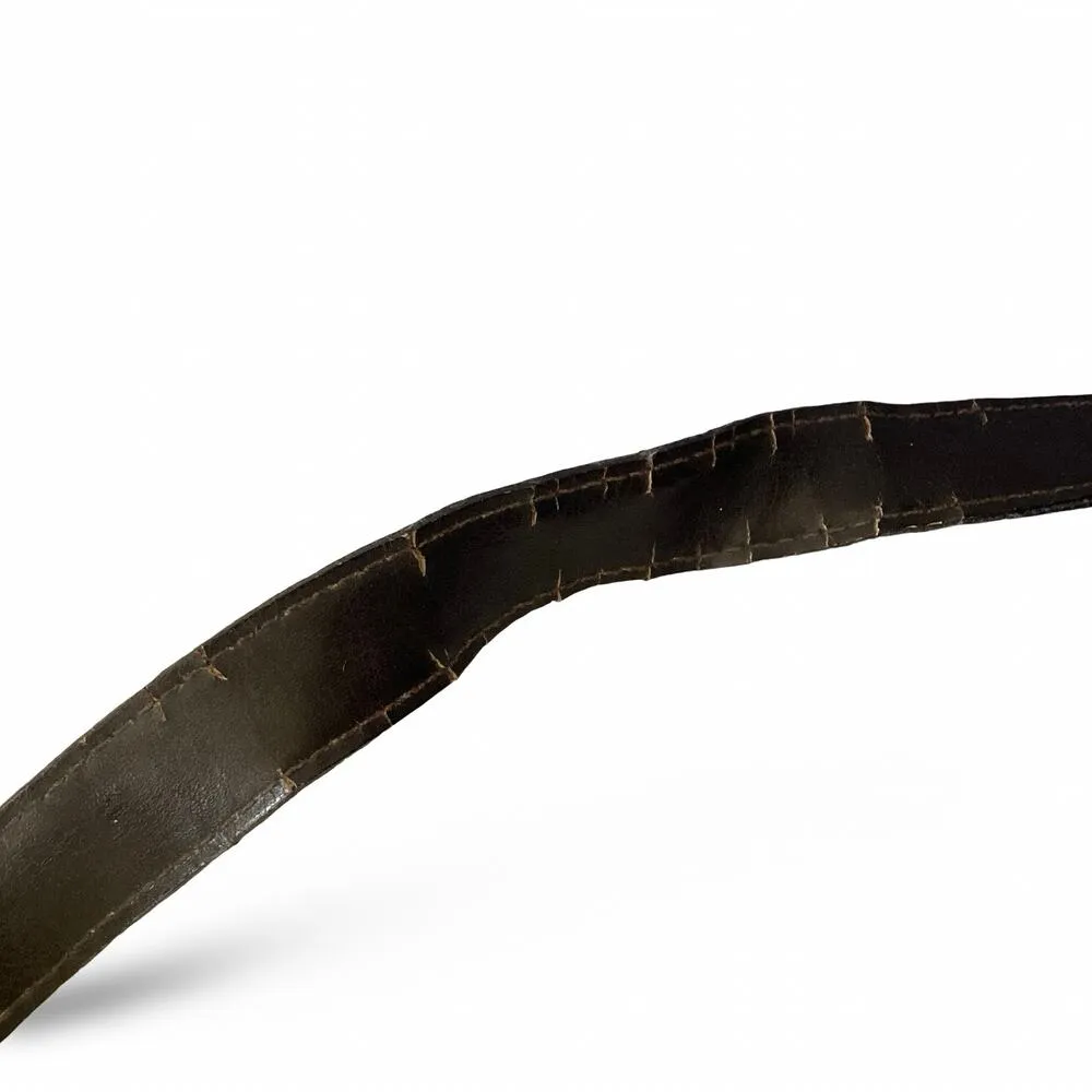 Vintage Palio Genuine Leather Bucket Bag Brown - Image 5