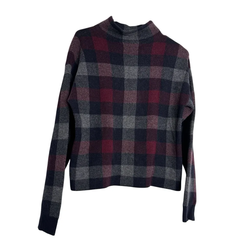 NAADAM Checkered Turtleneck Sweater Size XS - Image 7