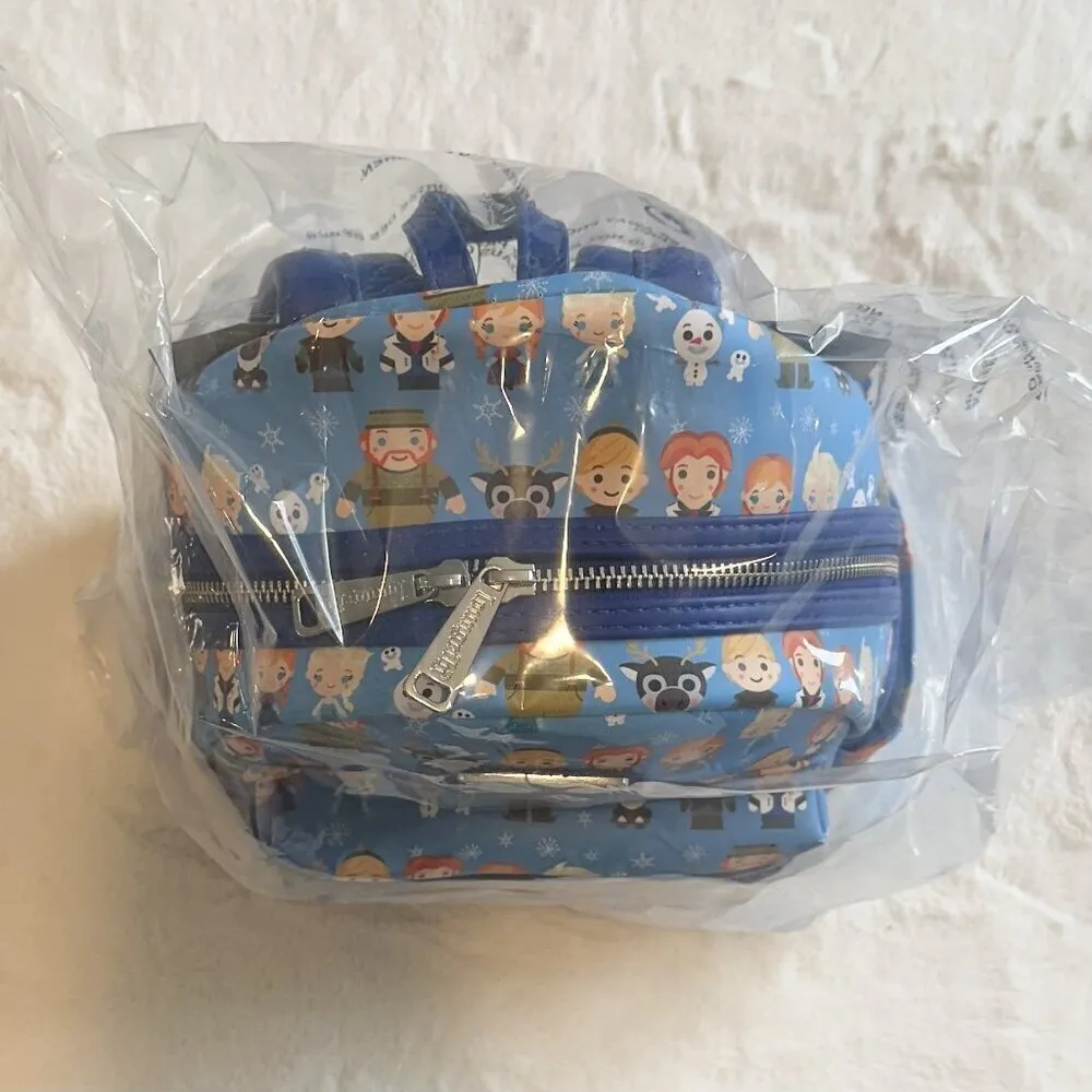 NWT RARE Disney Loungefly Frozen Characters Mini Bag Backpack - Image 4